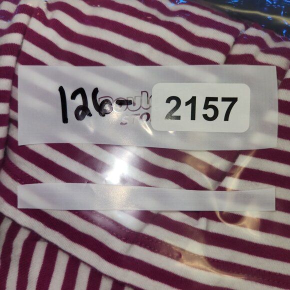 Hanna Andersson Girl 3T Purple Striped Pull on Skirtt 2157 - Picture 5 of 5